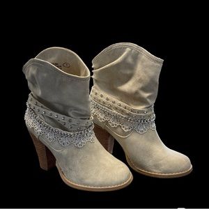 High heel ankle boot